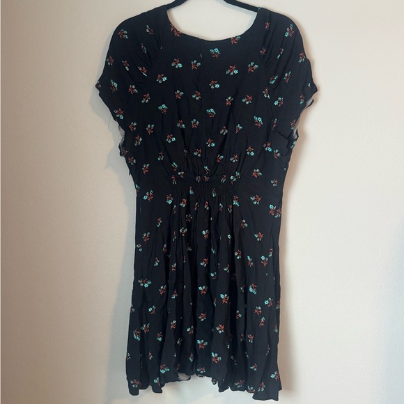 Free People Black Dress with Floral Design, NWT - Picture 4 of 5